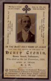 11 012 Henry Cronin